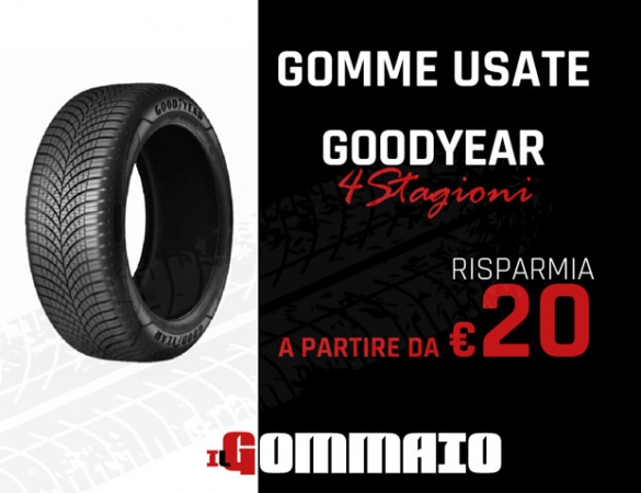 Gomme Usate Goodyear 4 stagioni tutte le misure 